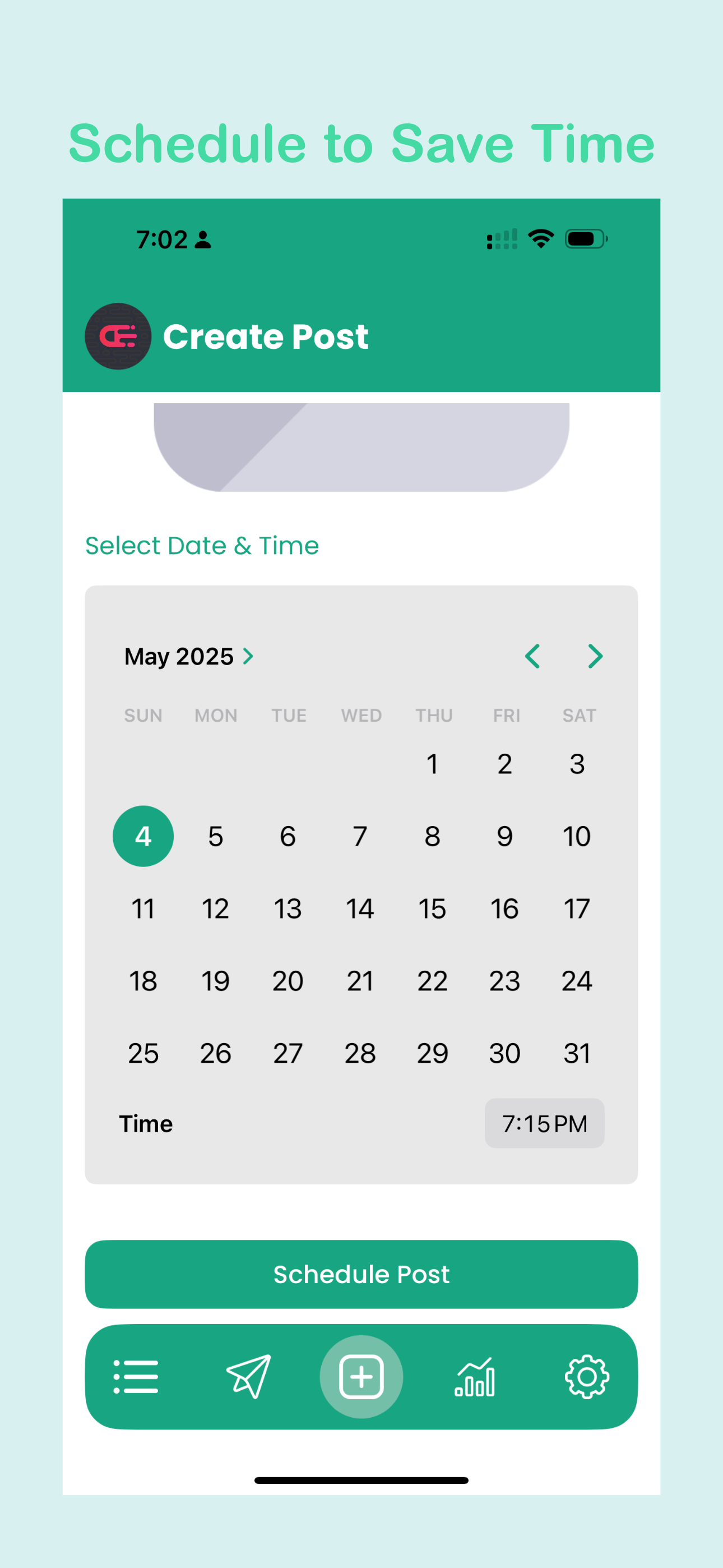AI ile Gönderin - AI Scheduler ile X'e gönderin medya 2