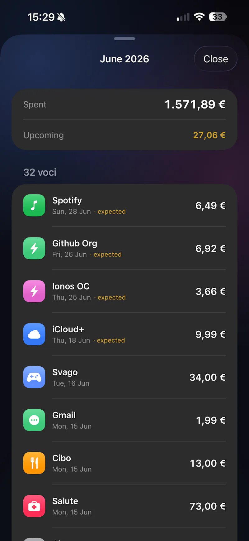 ForeSpend screenshot 7