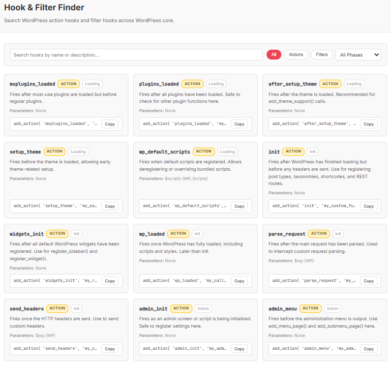 DevCodex for WordPress gallery image