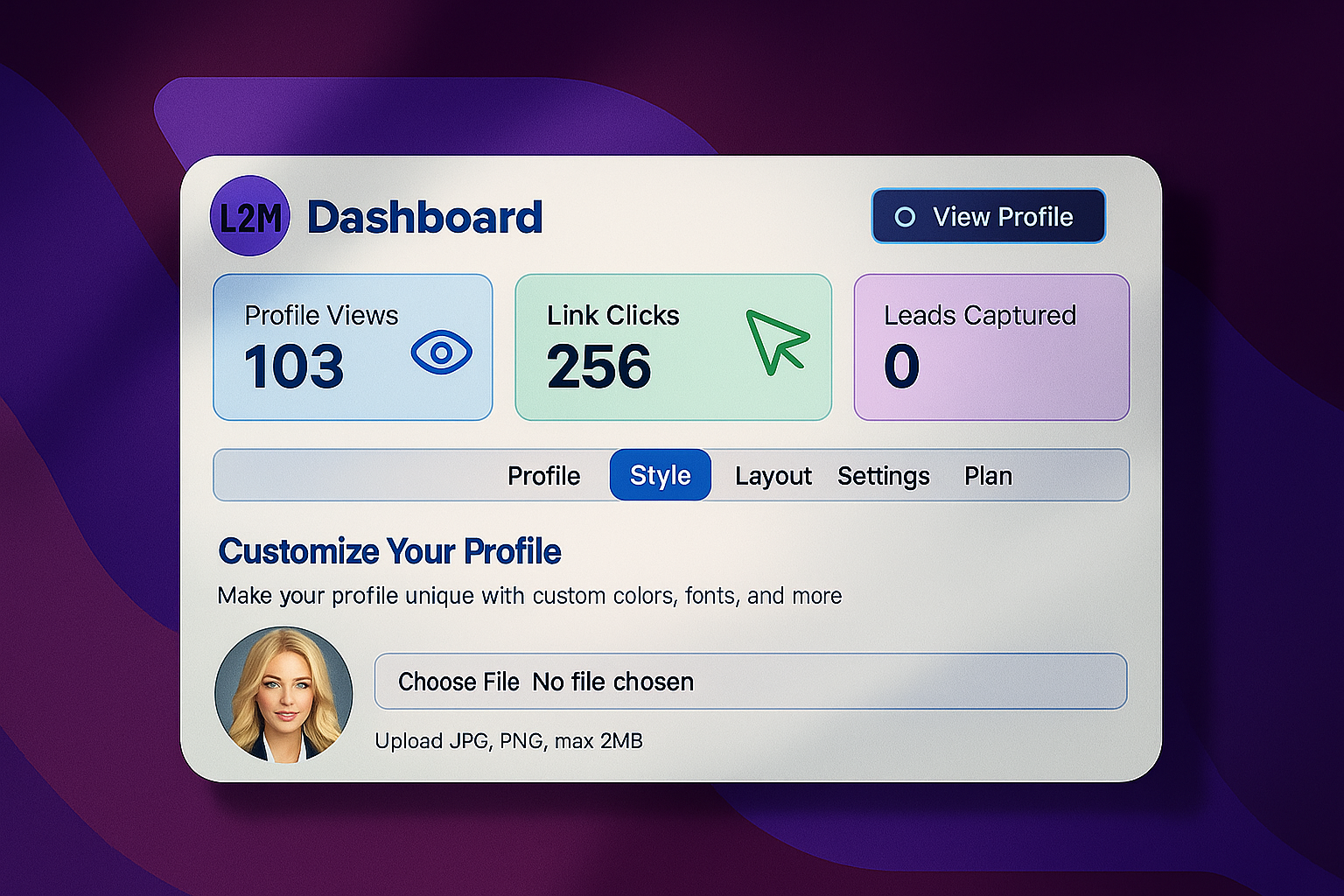 GetLink2Me - Screenshot 4 showing product features and functionality