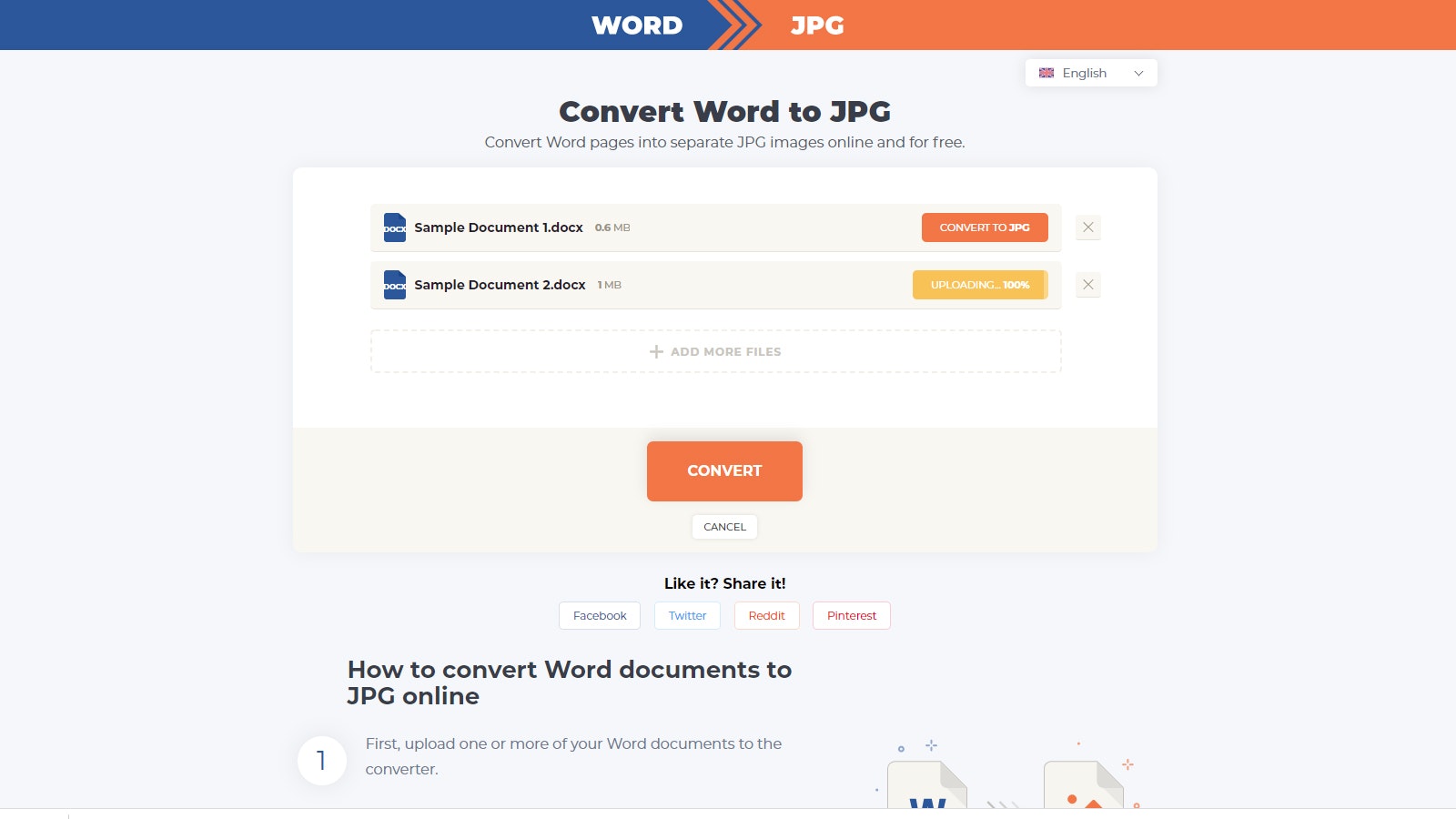 Word to JPG Converter gallery image