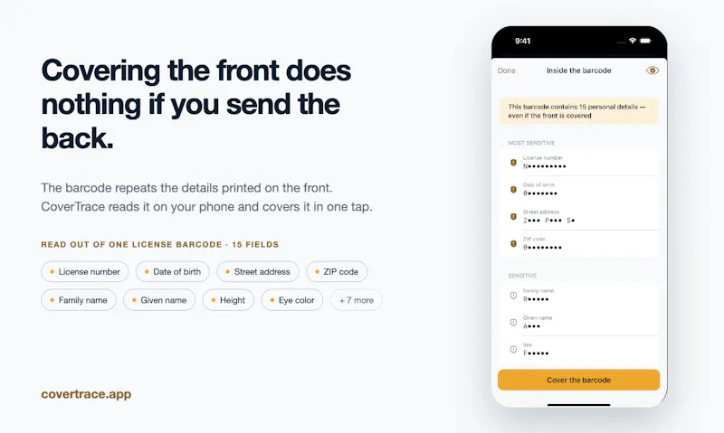 CoverTrace screenshot 3