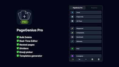 PageGenius Pro Figma Plugin gallery image