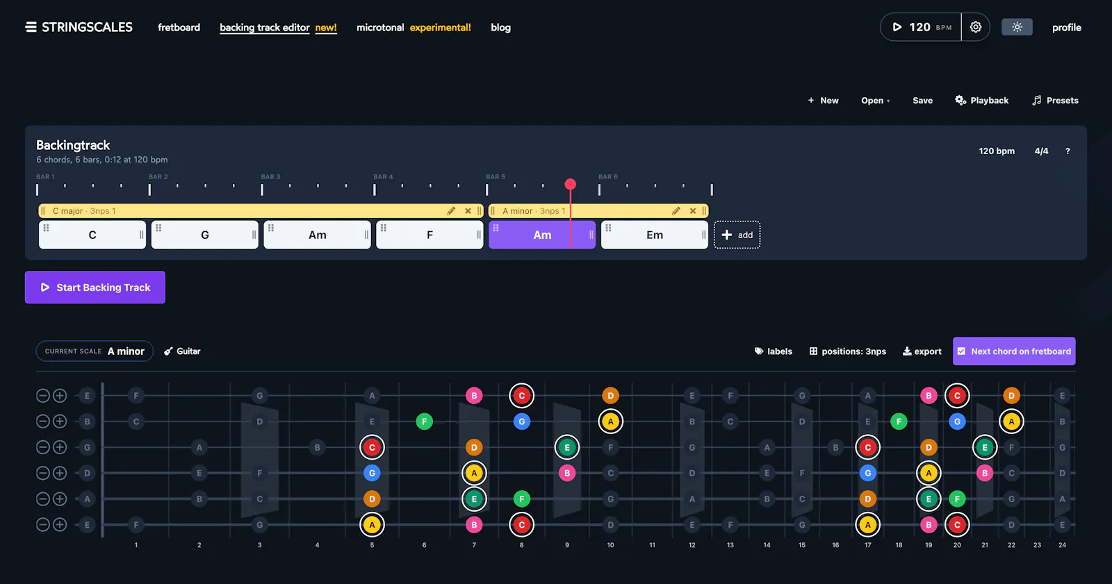 StringScales  screenshot 2