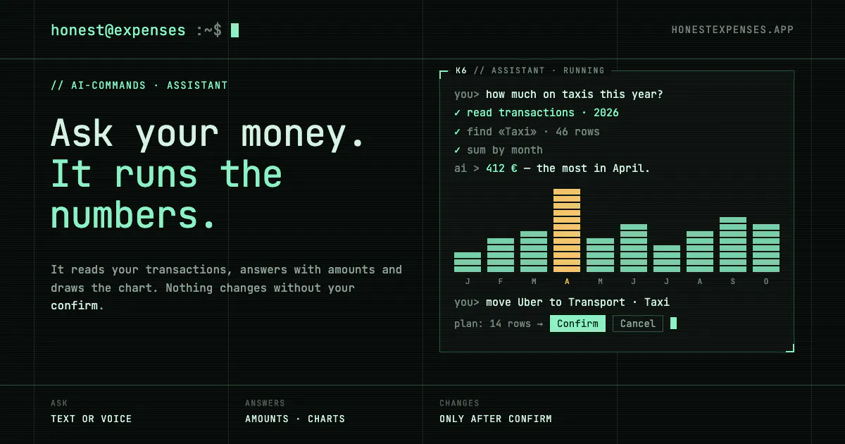 HonestExpenses AI gallery image