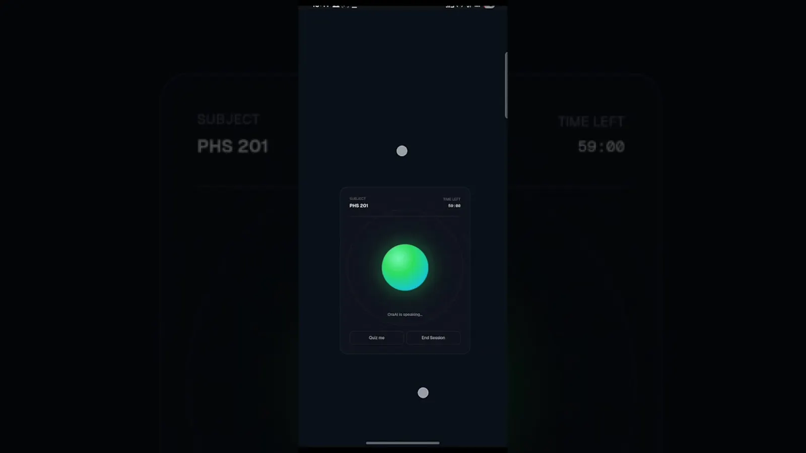 OraAI  screenshot 1 (video preview)