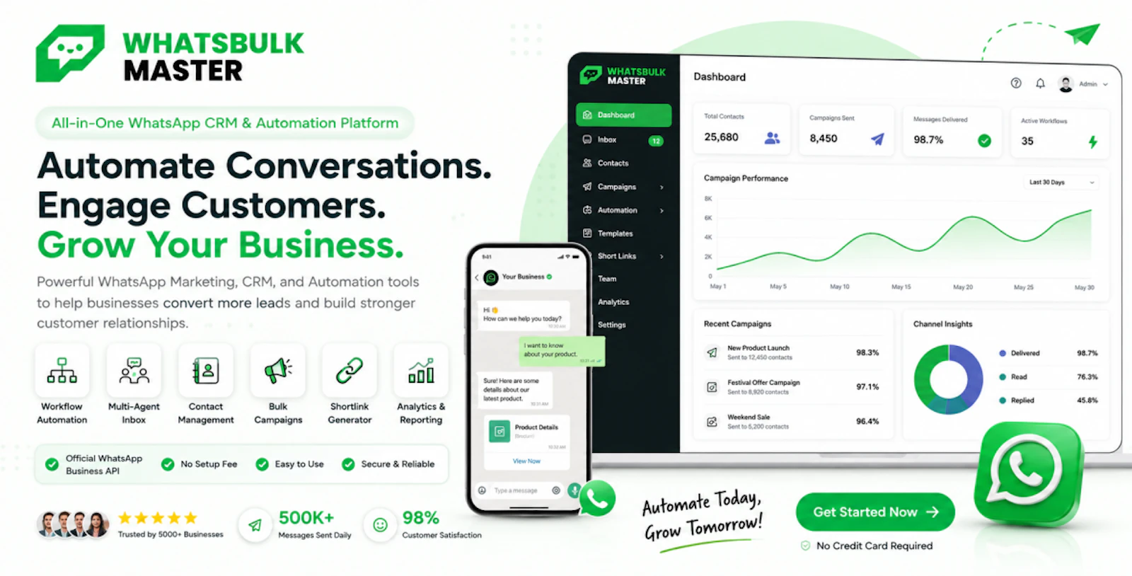 WhatsBulkMaster screenshot 1