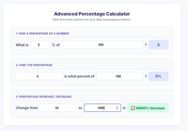 Percentage Calculator gallery image