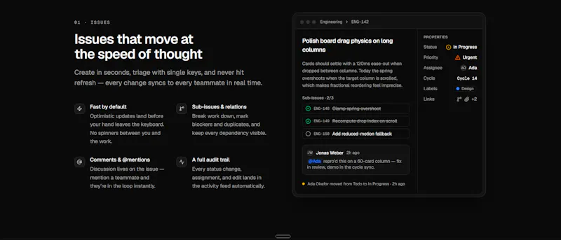 Perplexed — The issue tracker for speed screenshot 2
