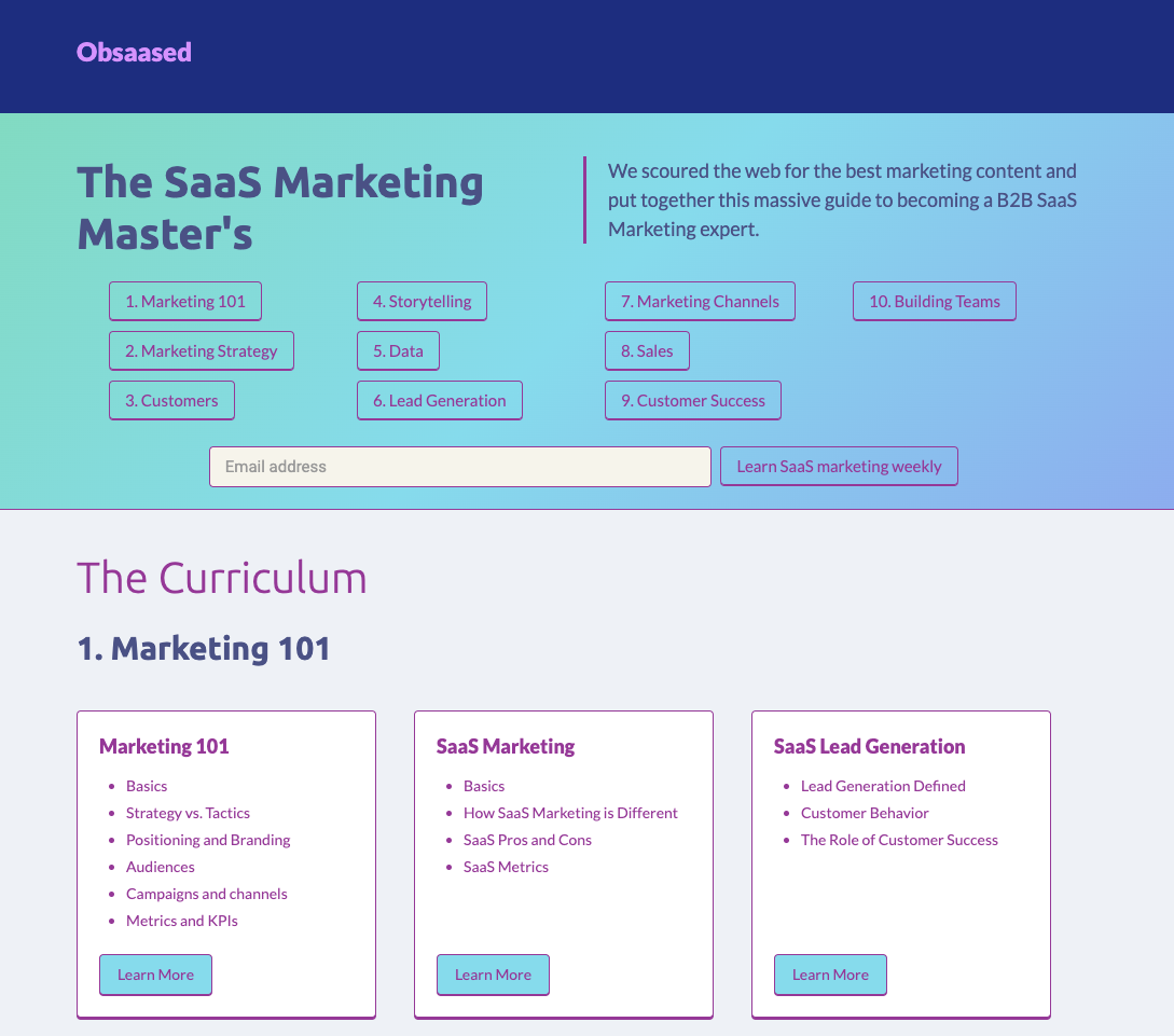 The SaaS Marketing Master's media 1