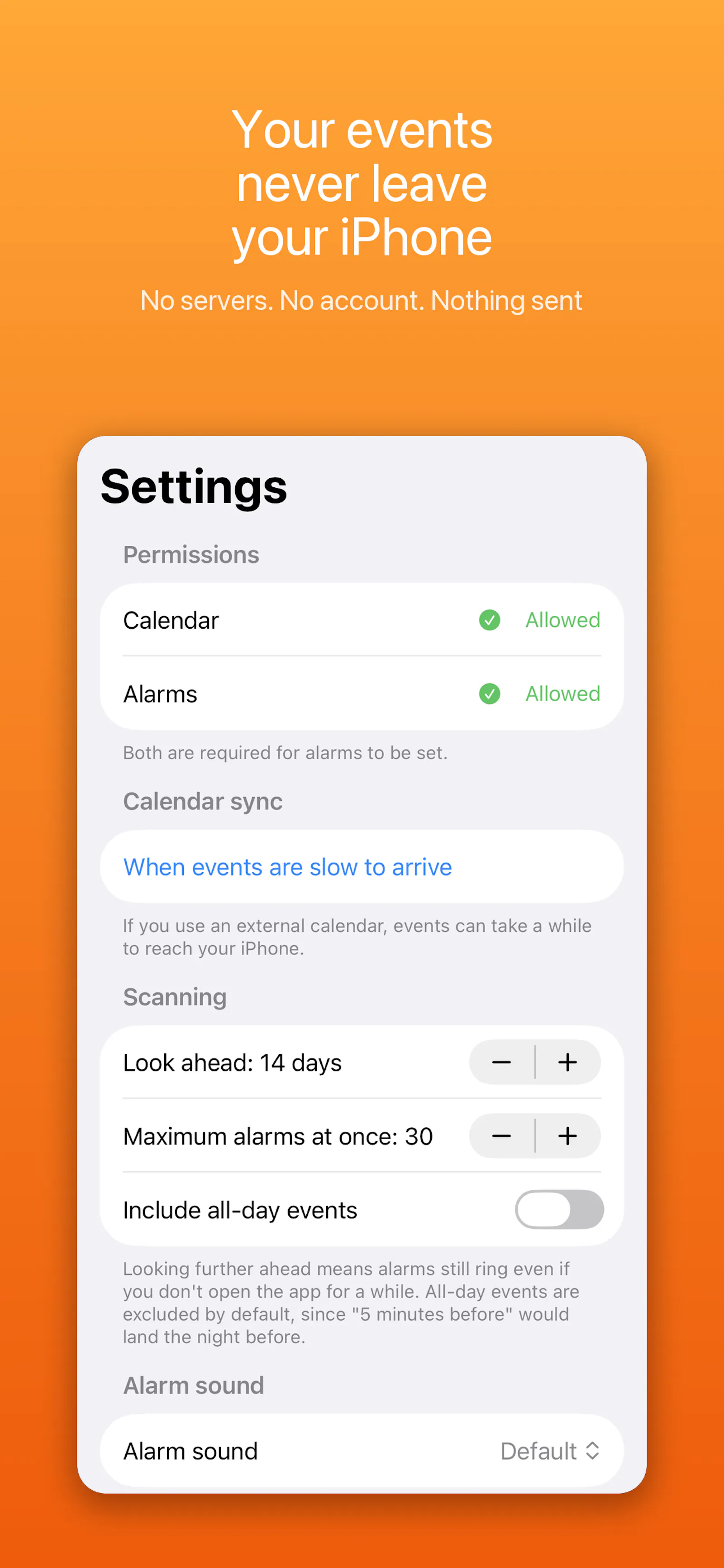 KeyAlarm screenshot 3