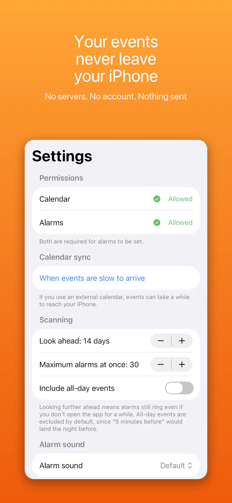 KeyAlarm screenshot 3