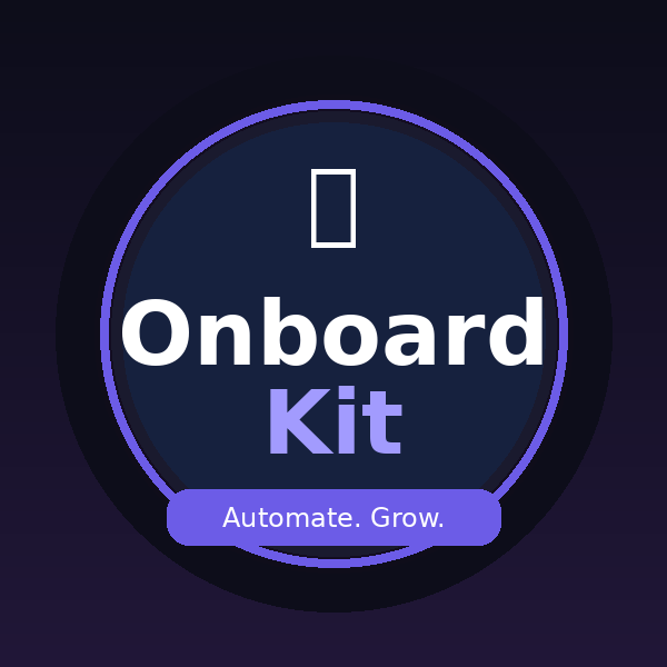 Onboard Kit - Product Hunt launch logo and brand identity