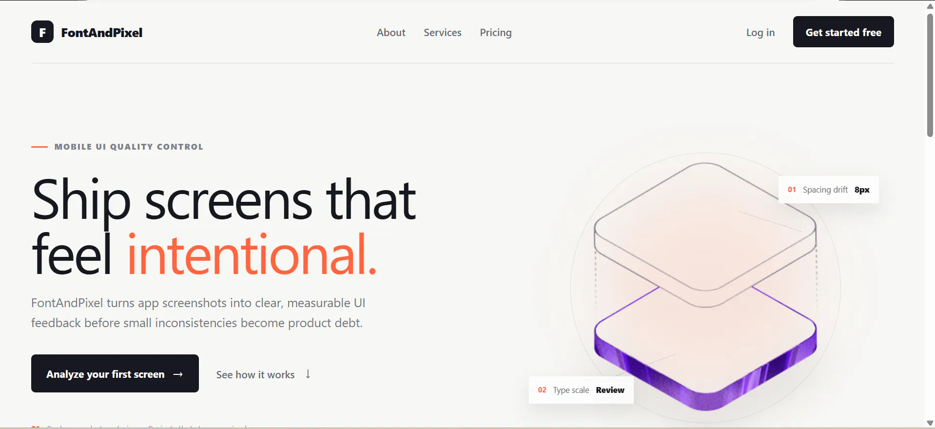 FontAndPixel — Precision UI review gallery image