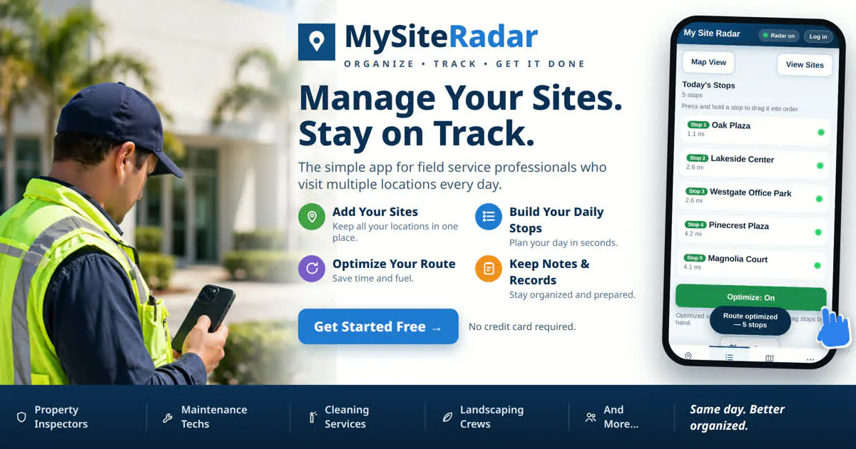 My Site Radar gallery image