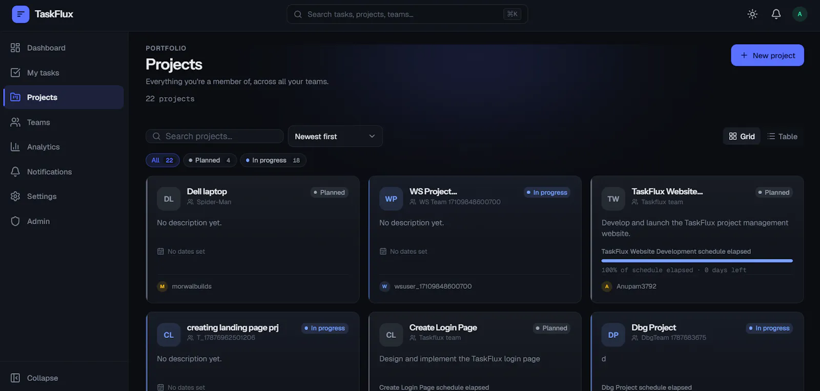 TaskFlux screenshot 3