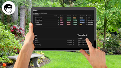Notion Garden Planner Template 2024 gallery image