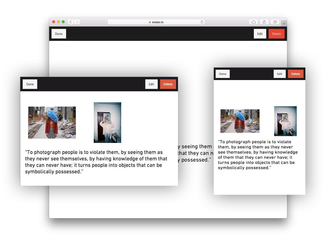Swipe.to gallery image