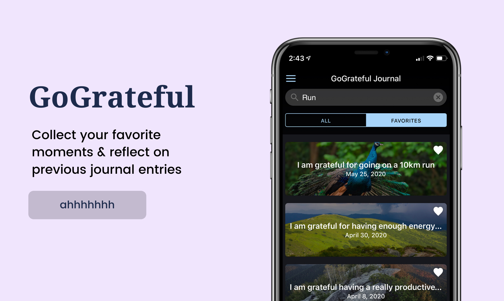 GoGrateful SMS-Based Gratitude Journal gallery image