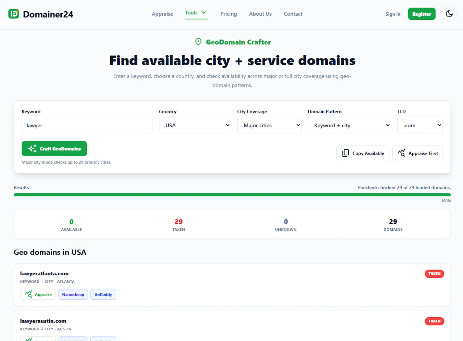 Domainer24 screenshot 4