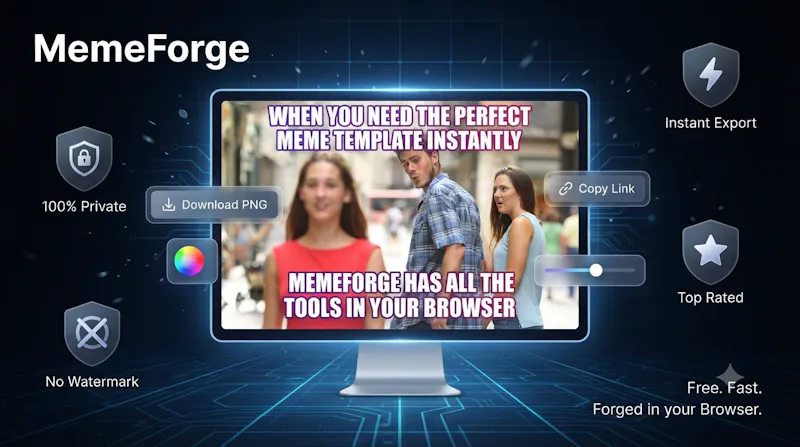 MemeForge - Free Meme Generator screenshot 1