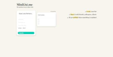 Minilist.me gallery image