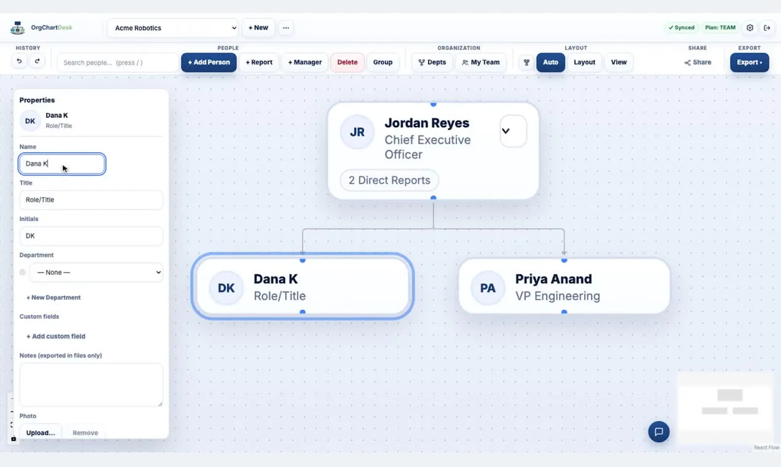 OrgChartDesk screenshot 6