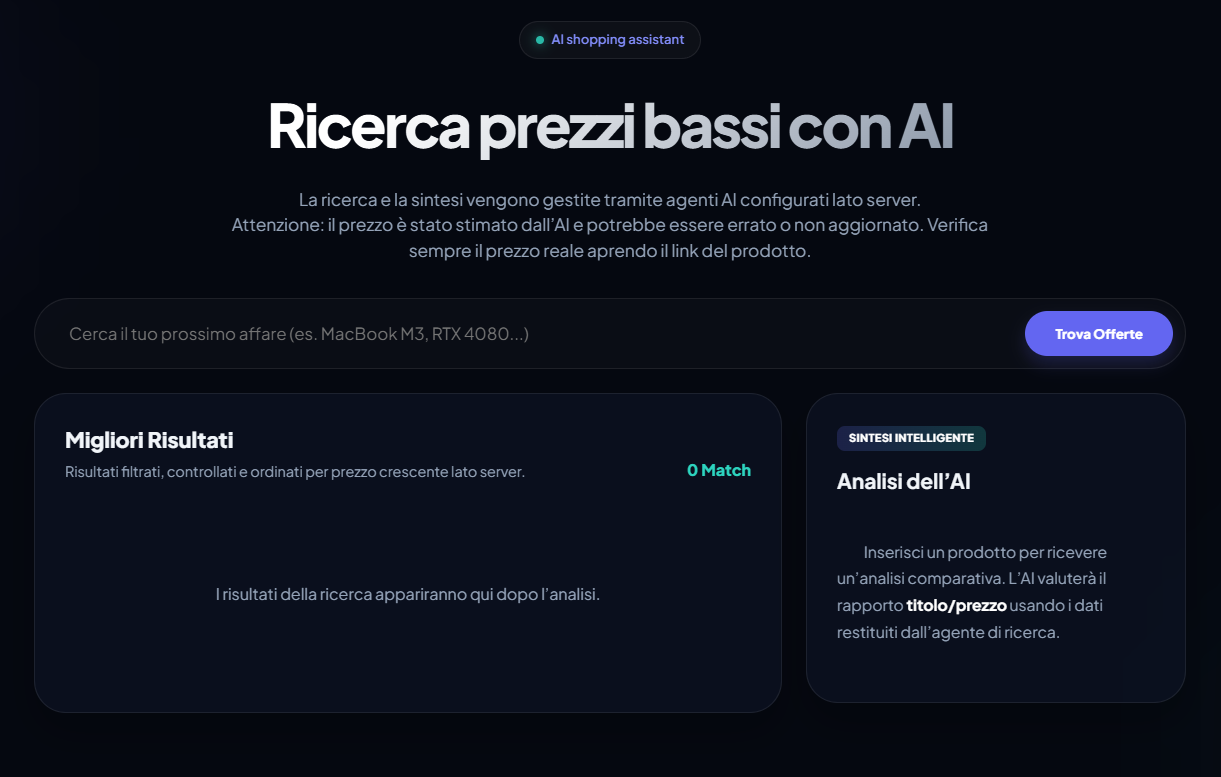 Ricerca prezzi bassi con AI gallery image
