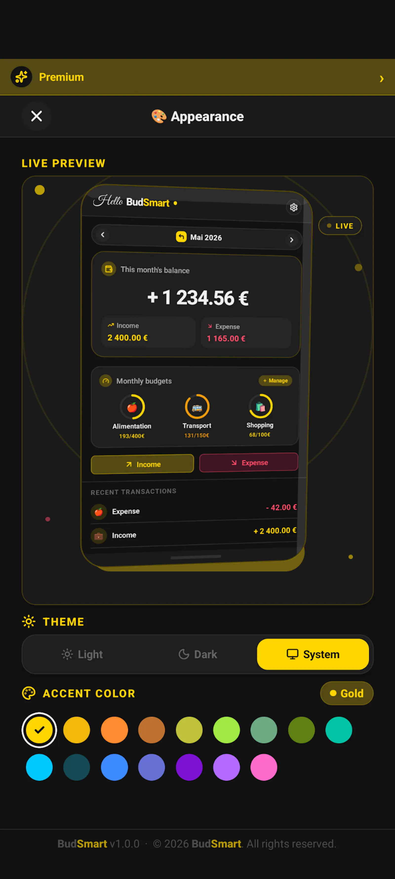 First BudSmart launch screenshot 5