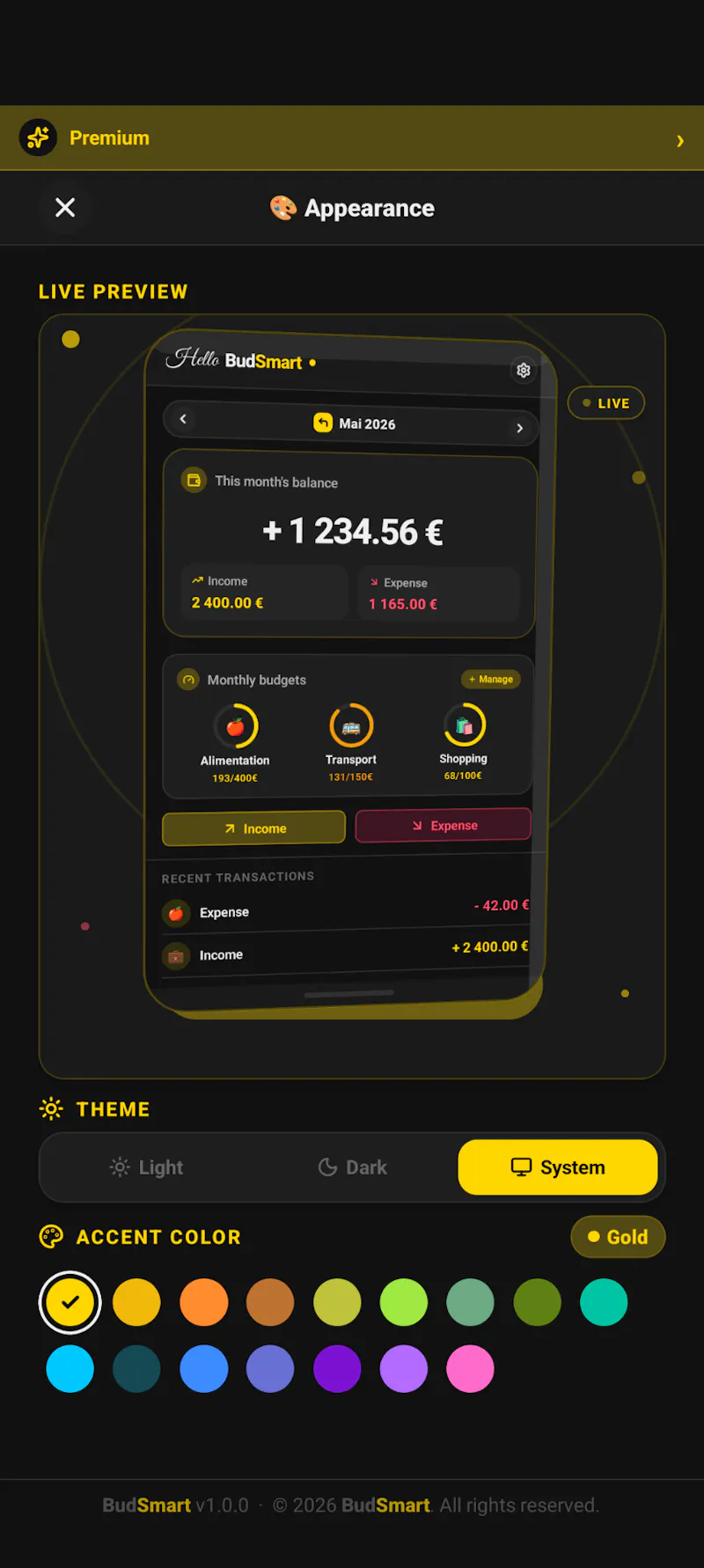 First BudSmart launch screenshot 5