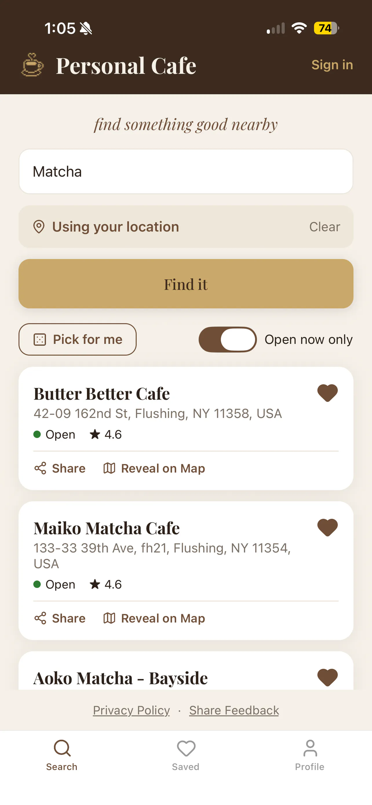 Personal Cafe gallery image