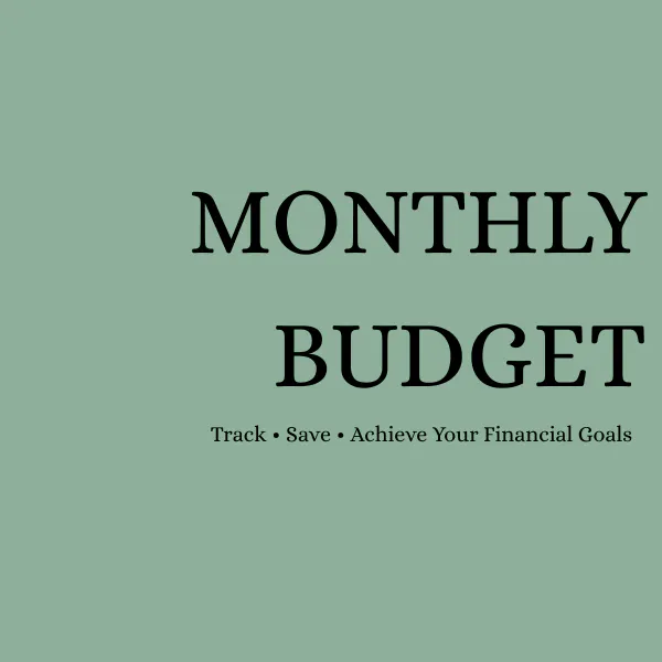 Monthly Budget Planner