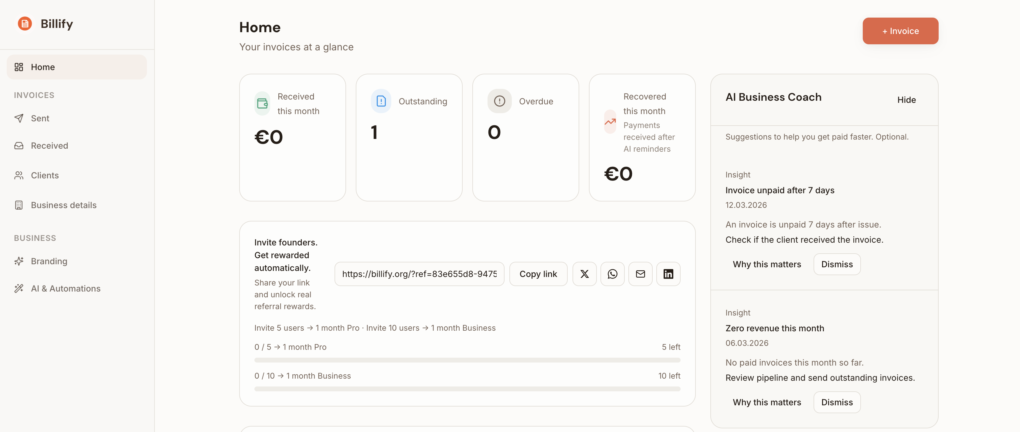 Billify gallery image