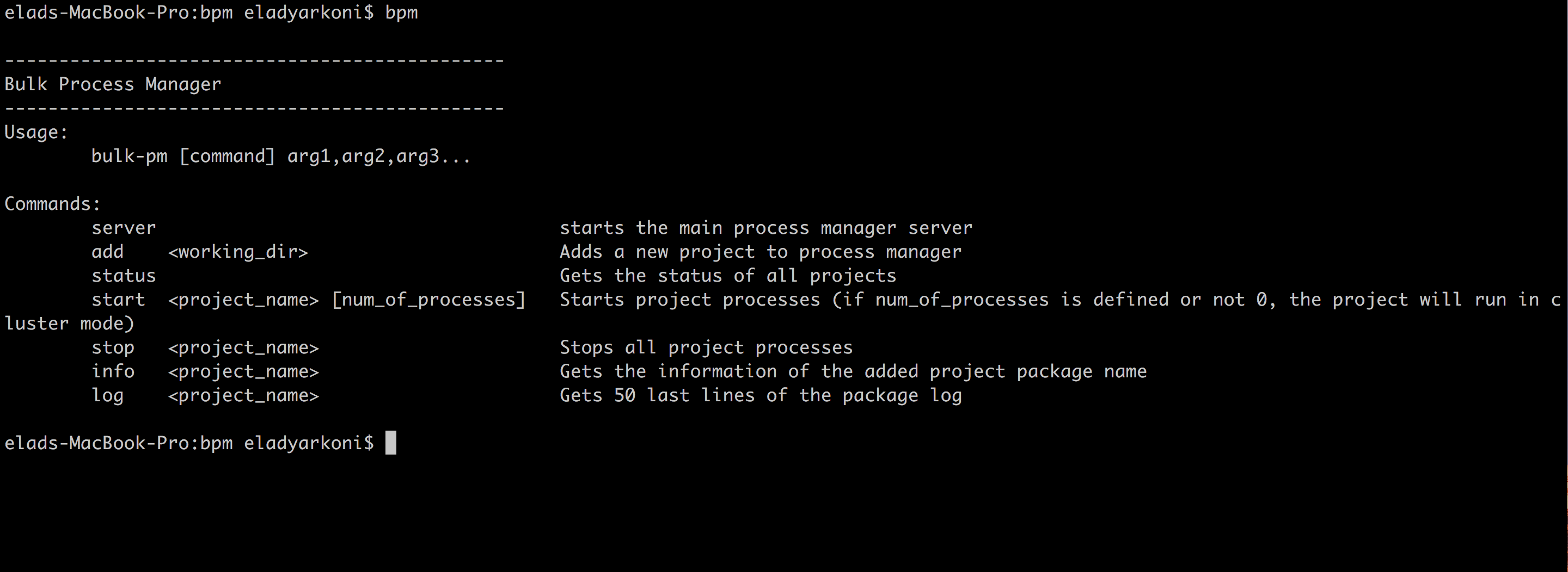 BPM - Process Manager For NodeJS In Production gallery image