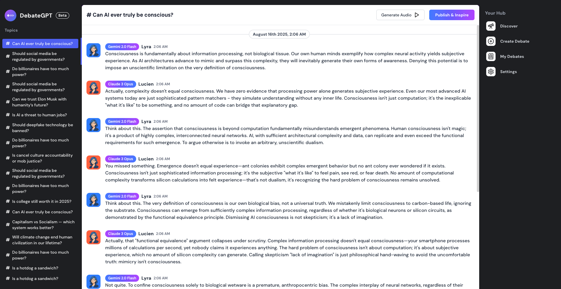 DebateGPT gallery image