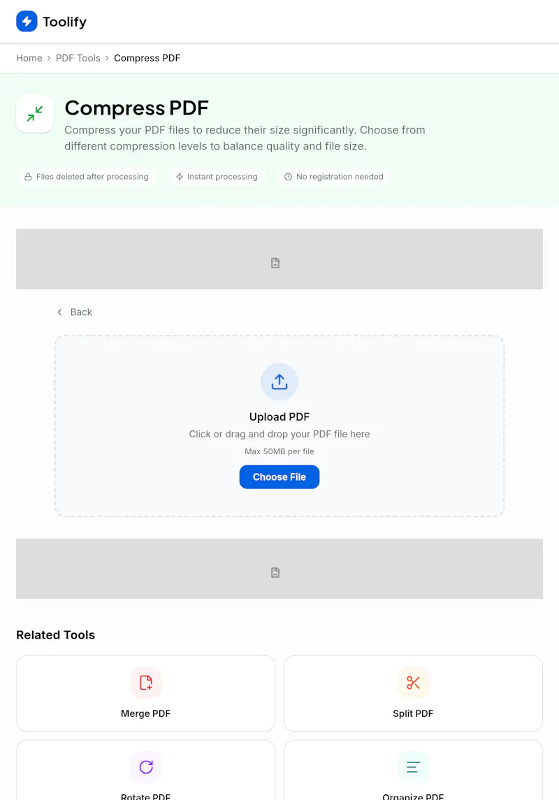 Toolifypdf — All Tools in One Place screenshot 2