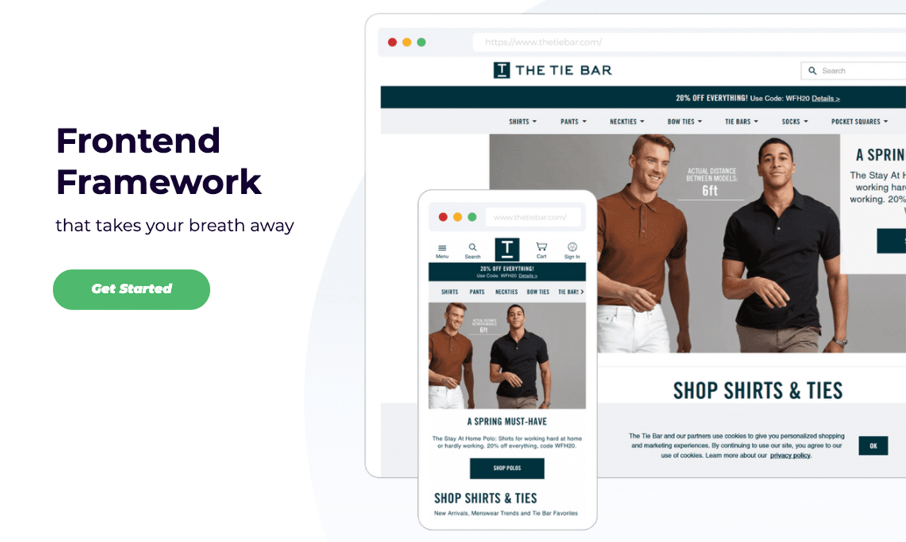 React Storefront gallery image