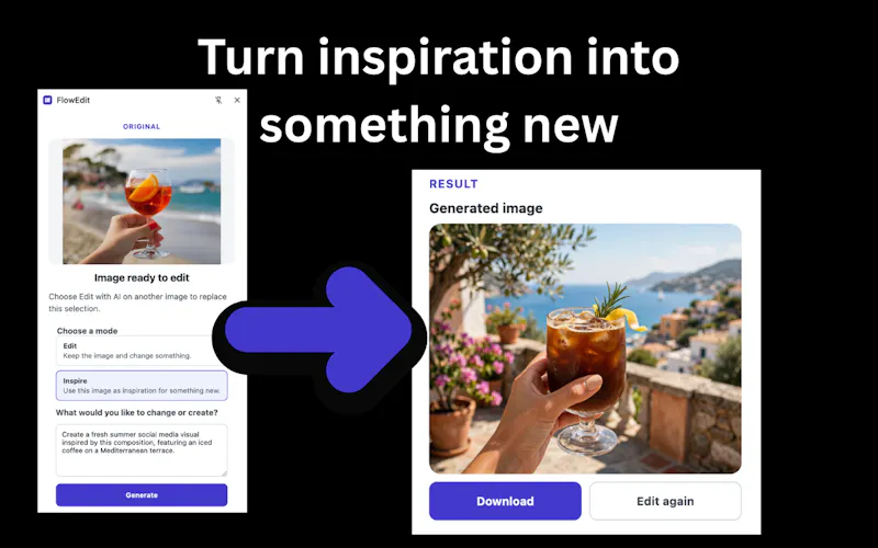 FlowEdit: AI Image Editor for the Web screenshot 3