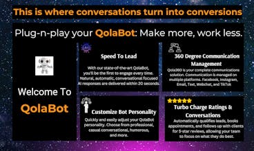 QolaBotの導入により、コンバージョン率と予約数が増加しました。