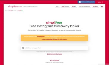 Instagram Giveaway Picker gallery image