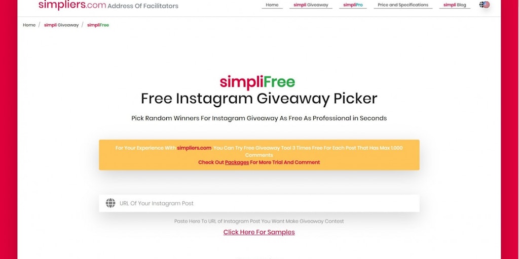 Instagram Giveaway Picker - Free Giveaway Tool for Instagram