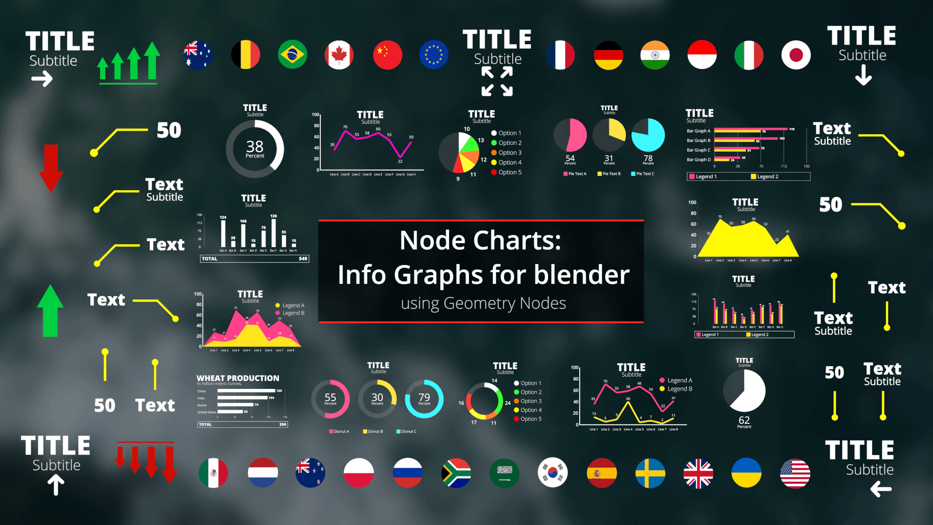 Node Charts: Info Graphs For Blender media 2