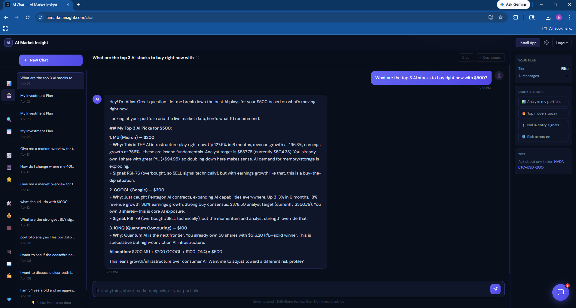 AI Market Insight  gallery image