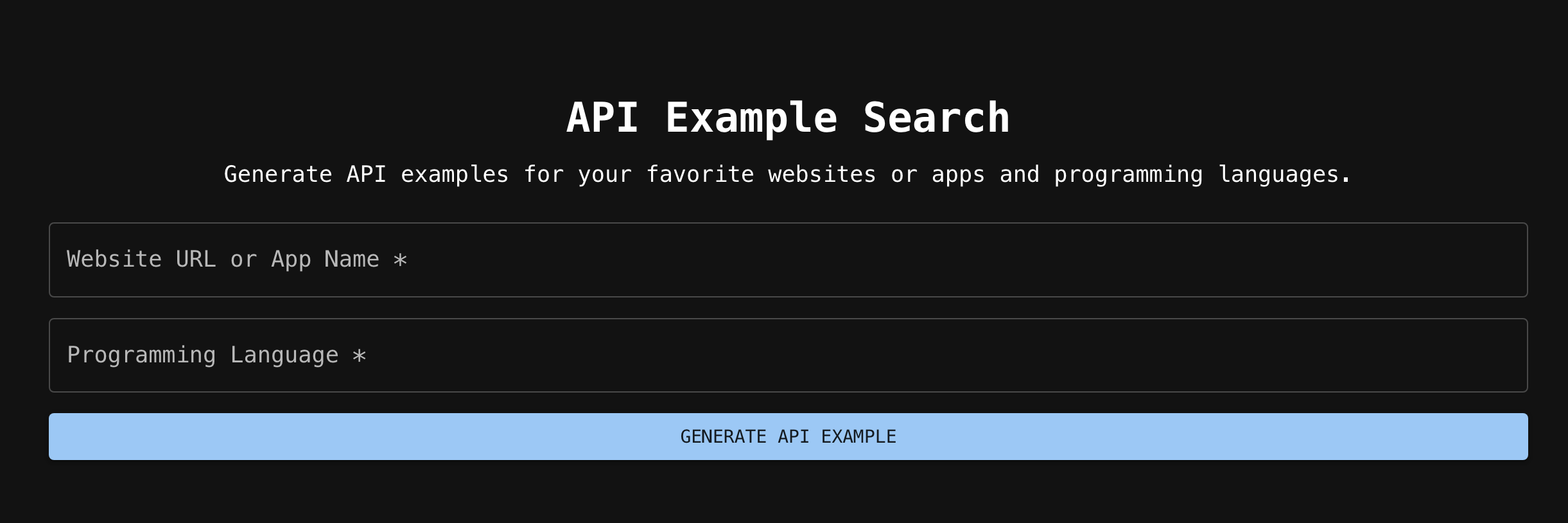 Media Tìm kiếm ví dụ API - Tích hợp API 1