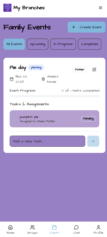My Branches - Screenshot 3 showing product features and functionality