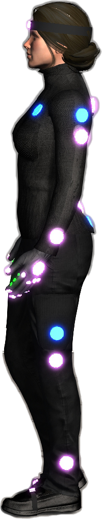 HoloSuit - Full Body/Hands Motion Tracker with Haptic Exciter/ Universal XR Controller! gallery image