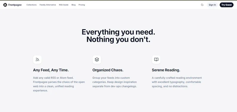 Frontpagee screenshot 5