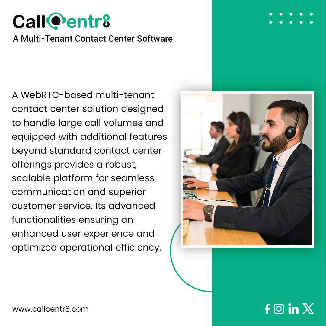 CallCentr8: un centro de contacto multitenantante media 3