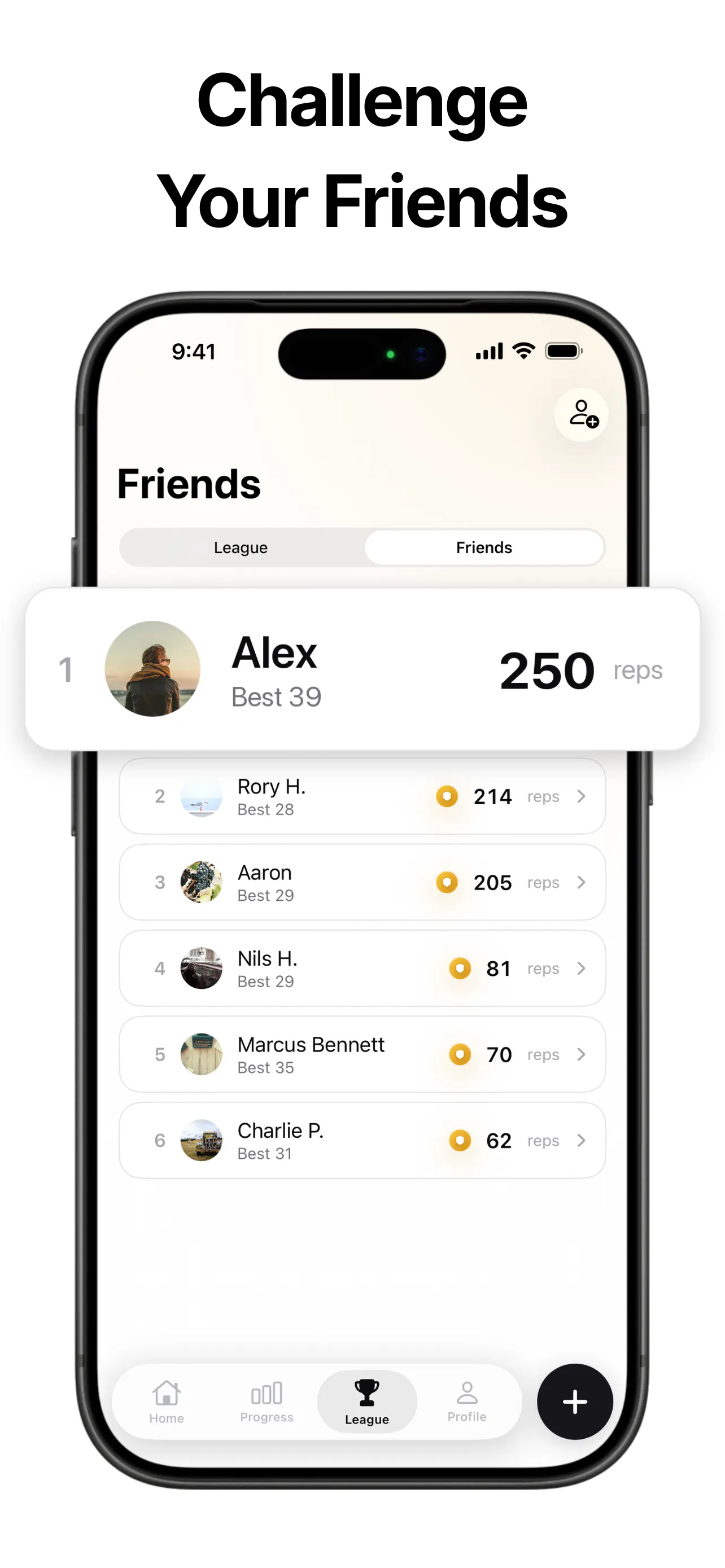 PushRank: Push Up Counter Game screenshot