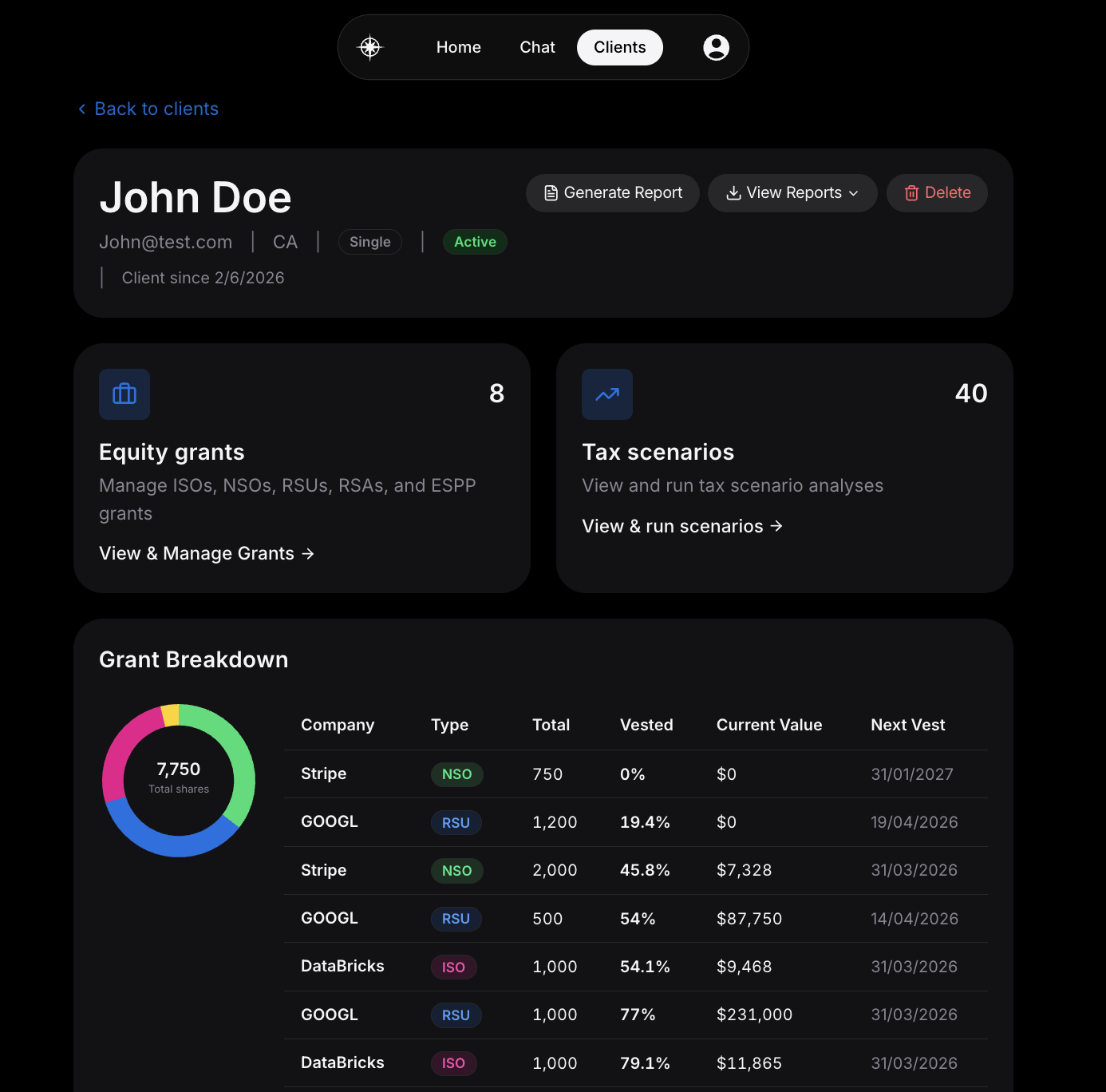 EquityNav - Screenshot 3 showing product features and functionality